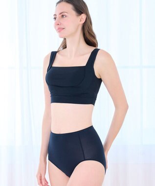 BRADELIS New York 【BRADELIS Me / ノンワイヤー】フレンドリーホールドブラ 補正下着 補整 ブラジャー スポーツインナー ブラック