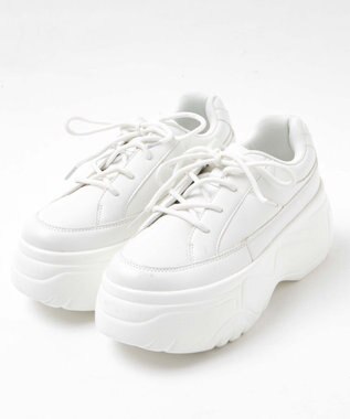 WEGO ボリュームスニーカー ホワイト