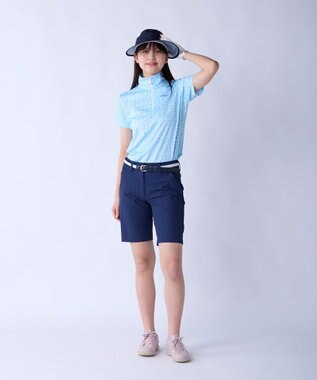 FILA GOLF／marie claire 【marie claire SPORT】 ストレッチショートパンツ ネイビー