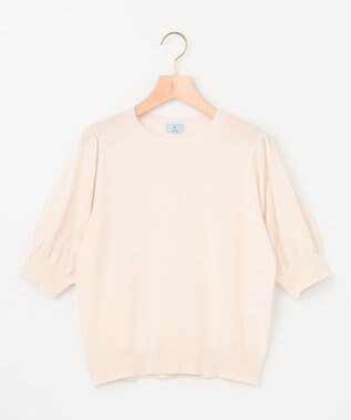 組曲 S シアーパフ袖 ニット ベージュ系9