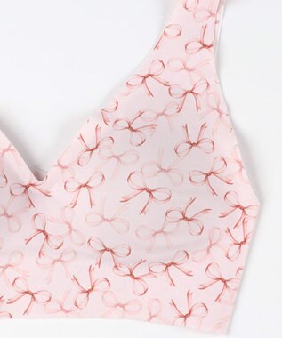 WACOAL 【GOCOCi ゴコチ】 ノンワイヤーブラ まるでつけていないような着ごこち 上向きで立体的なバストシルエット ブラトップ ハーフトップ レディース CGG536 /ワコール サーモンピンク