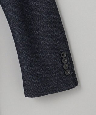 GOTAIRIKU カーディガンジャケット秋冬版【洗える/シワになりにくい/ストレッチ】リンクス BIZ ジャケット ネイビー系8