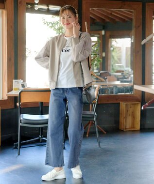 Tiaclasse 【洗える】チュールレースソフトダンボールジャケット ベージュ