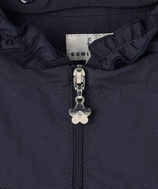 組曲 KIDS 【110-140㎝】 撥水ティアードマウンパ ネイビー