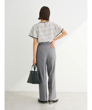 Green Parks きれいシルエットパンツ（ワイドストレート） Gray