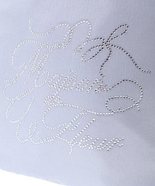 Maison de FLEUR EC限定チュールハンドルラインストーンショルダー Grayish Blue