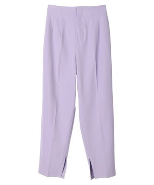 Green Parks 裾スリット／選べる美脚みえパンツ Lavender