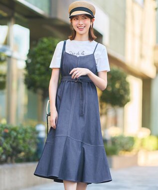 ANY SIS S ロゴ刺繍 Tシャツ オフ