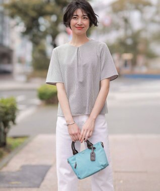 J.PRESS LADIES 【新色登場！・WEB限定カラーあり・2way】ナイロン ポシェット バッグ 【WEB限定】ターコイズブルー系
