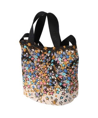 tsumori chisato CARRY ギャラクシーパネル 2way ショルダーバッグ トートバッグ 手提げ A4サイズ ブラック