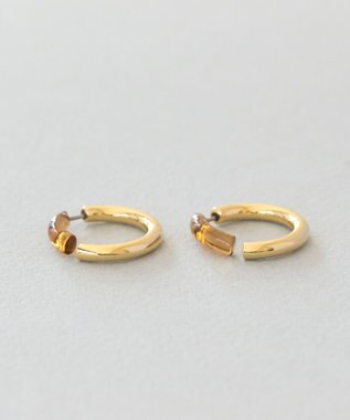 Phoebe アーバンキャンディフープピアス ベージュ ベージュ