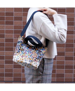 tsumori chisato CARRY ギャラクシーパネル 2way ショルダーバッグ トートバッグ 手提げ A4サイズ ブラック