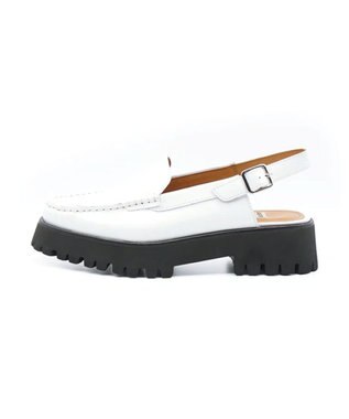 APOM プラットフォームスリングバックモカシン40