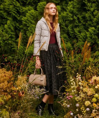 TOCCA 【消臭・洗える】FLOWER RONDO スカート ブラック系