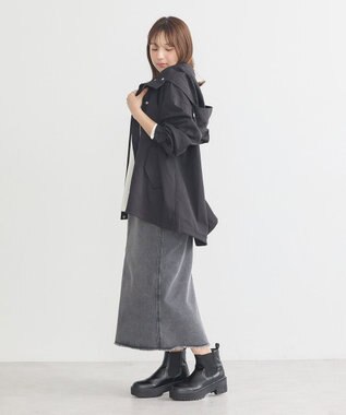 earth music&ecology マウンテンパーカー Black