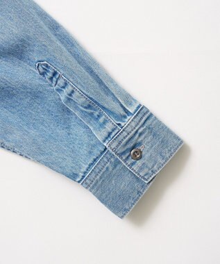 AMERICAN HOLIC Ｗポケットデニムショートシャツ Indigo