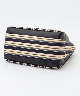 Y'SACCS マルチストライプ すっきりトート Mサイズ ブラック