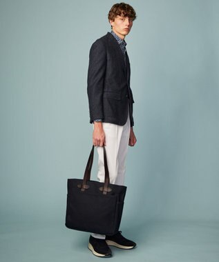 JOSEPH ABBOUD 【JAPANファブリック/ジャージー素材/軽量】ムリネラッセルブレザー ネイビー系