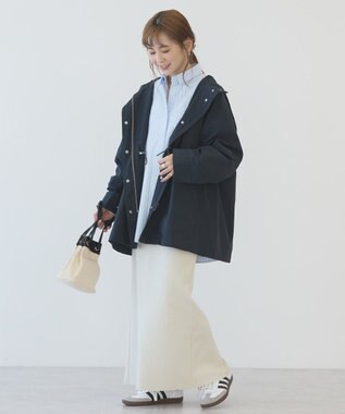 AMERICAN HOLIC 花粉防止撥水加工マウンテンパーカー Navy