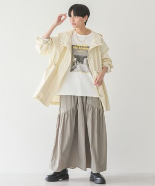 AMERICAN HOLIC 花粉防止撥水加工マウンテンパーカー Ivory