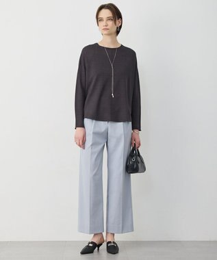 ICB LooseWeave ワイドパンツ スモーキーサックス