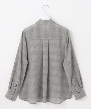 自由区 【SHIHOさん着用】TWハイツイストビエラタックディテール ブラウス グレンチェック