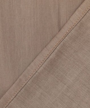 ANY シルキーソフトスタンドカラーシャツ モカ