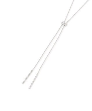 23区 スネークチェーン ラリエット ネックレス シルバー系