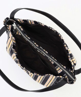 Y'SACCS マルチストライプ すっきりトート Mサイズ ブラック