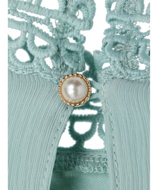 Green Parks ・ＥＬＥＮＣＡＲＥ　ＤＵＥ　イロイロレースブラウス Green