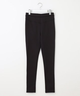 23区GOLF 【WOMEN】【吸湿発熱・ストレッチ】ストレッチ裏フリース レギパン ブラック系