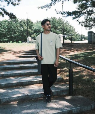 SHARE PARK MENS 【撥水・UVカット・ストレッチ・軽量 】ナイロンカーゴパンツ（Lサイズ） ブラック系