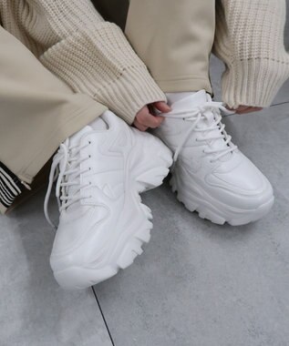 WEGO 厚底ダッドスニーカー ホワイト