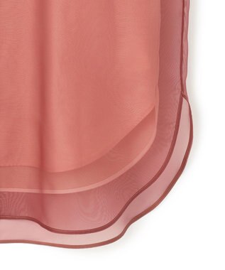 ICB 【洗える】オーガンコンビシャーティング フラミンゴ系