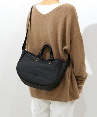 FOLNA RD グリンザ・コーデュラナイロン 2wayトートバッグ ブラック