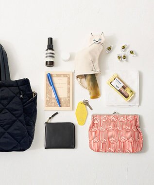 ROOTOTE 3673【仕切り+自立+撥水】LT.デリ.パルーティ.キルト-D 01：ブラック