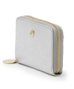 LANVIN en Bleu ペティアン キーケース小銭入れ シルバー