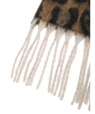 Green Parks ・レオパードマフラー Black