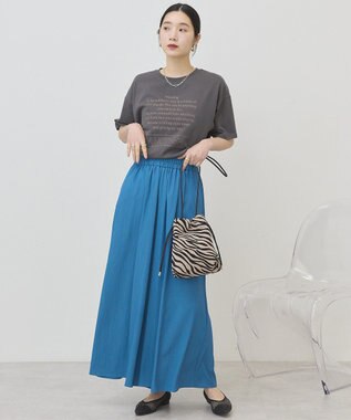 AMERICAN HOLIC 【選べる丈】ギャザースカーチョ【WEB限定カラー有り】 Blue