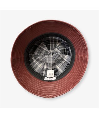 林八百吉商店 un chapeau エコレザーメトロハット ワイン
