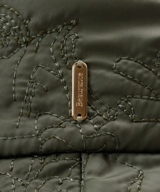 AURORA 【 Beaurance （ビューランス）】刺繍キルティングバケットハット グリーン