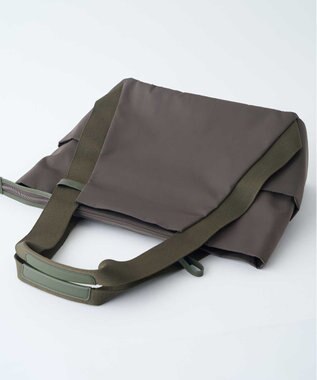 MIYABIYA LAQUOH【撥水加工】ミニマルナイロントート (M) カーキ