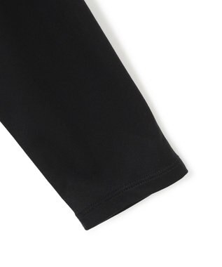 ICB 【洗える】リバーストレッチジャージー ハイネックプルオーバー ブラック系