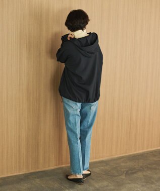 #Newans 【洗濯機可能】フ―ディーアノラック ネイビー