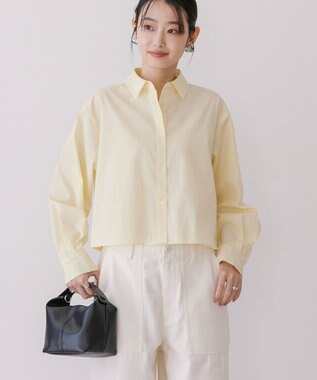 AMERICAN HOLIC クロップドシャツ Yellow