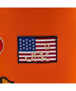 A.D.M.J. 【魔法の様に軽い】マジックライト/フラッグワッペンバニティバッグM マンゴー