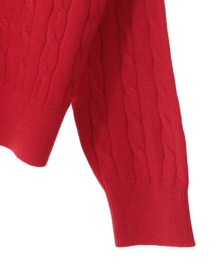 AMERICAN HOLIC バイパチケーブルニットプルオーバー Red