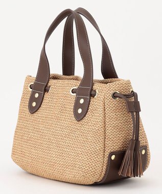 LA BAGAGERIE サイドタッセルサマートート　Sサイズ ベージュ