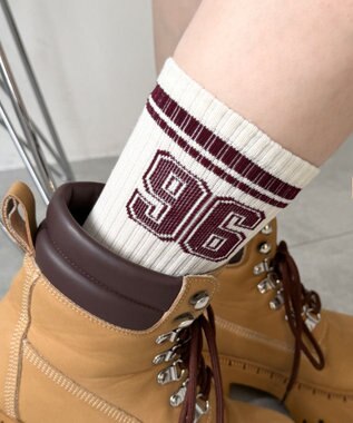 WEGO ナンバリングラインリブソックス