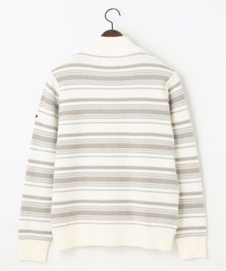 JOSEPH ABBOUD MOUNTAIN 【UNISEX】ジャガード柄 ZIPニット アウター アイボリー系7